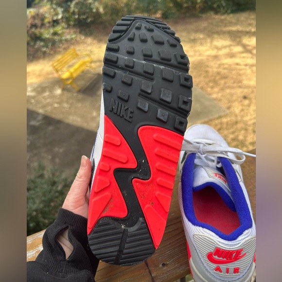 Nike Air Max 90 Og Retro Essential Ultramarine White Laser Pink shoes - Picture 5 of 6